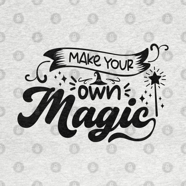 halloween make your own magic text art design by MadeBYAhsan